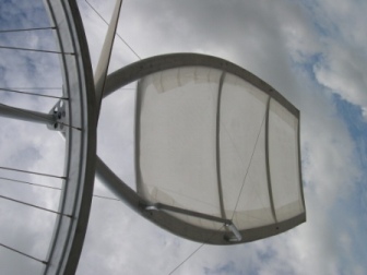 Les pales en l'air